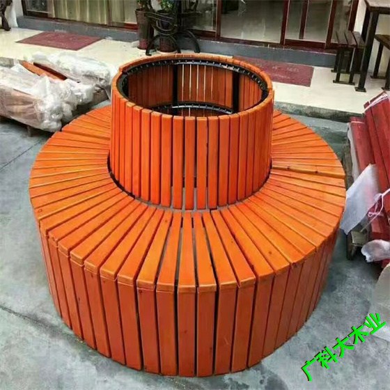 太原實木座椅花箱