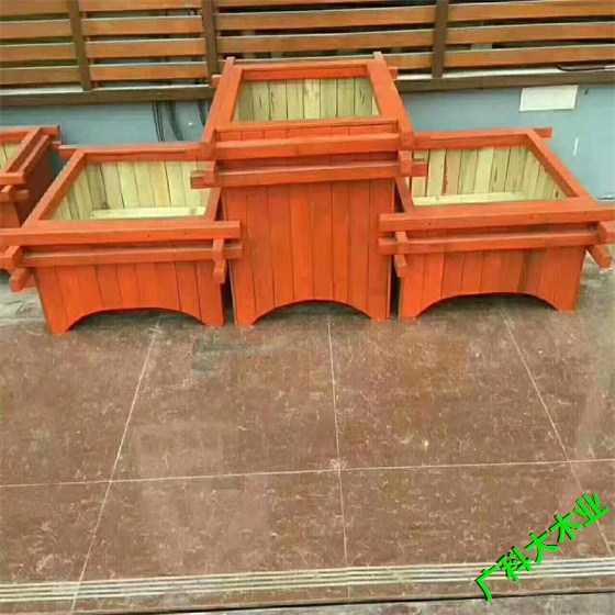太原防腐木花箱加工